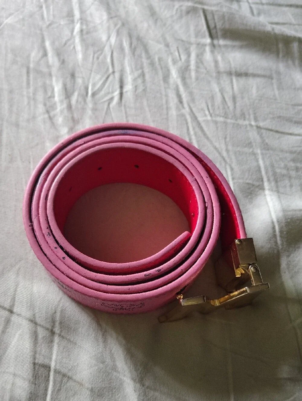 MCM designer belt